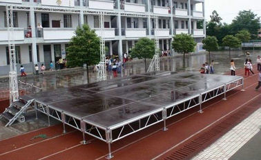 China Plataforma movible impermeable de la etapa, aluminio plegable T6082-T6 de la etapa proveedor