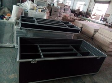 China Cajas de herramienta de aluminio del caso resistente/9m m, caja de la madera contrachapada de 10m m proveedor