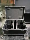 La madera contrachapada negra llena del color 9m m Thinkness modificó las cajas de herramienta para requisitos particulares de aluminio para la caja de la consola/del Presidente de los sonidos
