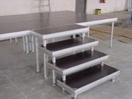 La plataforma movible al aire libre de aluminio de la etapa, DJ portátil efectúa la etapa ajustable al aire libre de la altura