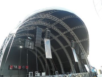 China Tubo de aluminio del arco de la etapa de la aleación grande del braguero para el funcionamiento del concierto fábrica